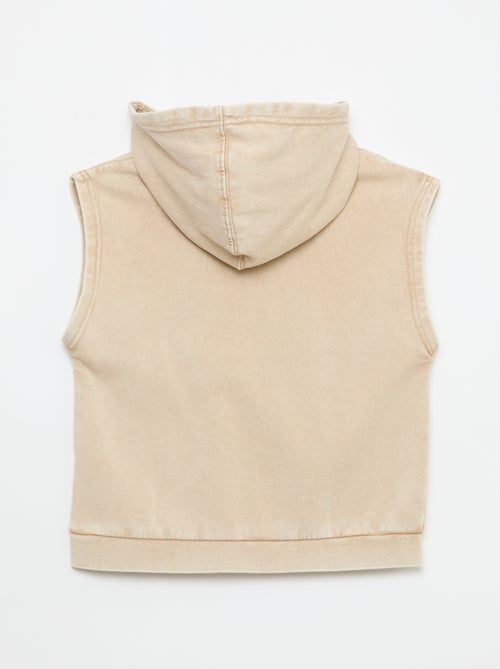 Sweat à capuche sans manches - Kiabi