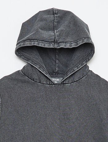 Sweat à capuche sans manches