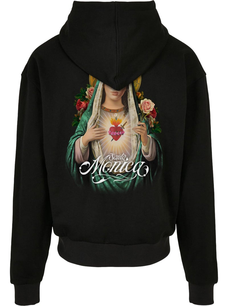 Sweat à capuche santa monica - mister tee Noir - Kiabi