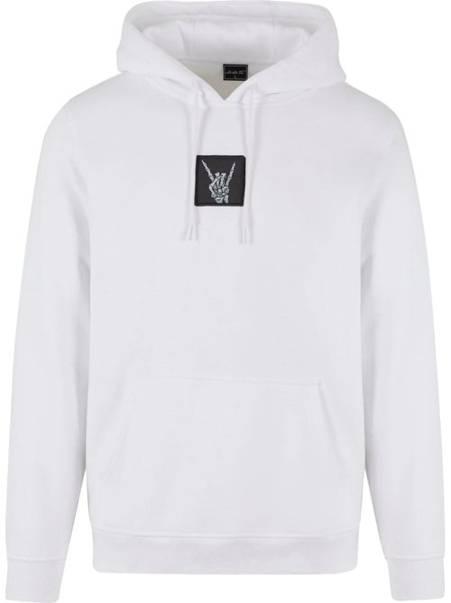 Sweat à capuche skelett patch - mister tee - Kiabi
