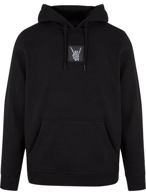 Sweat à capuche skelett patch - mister tee - Kiabi