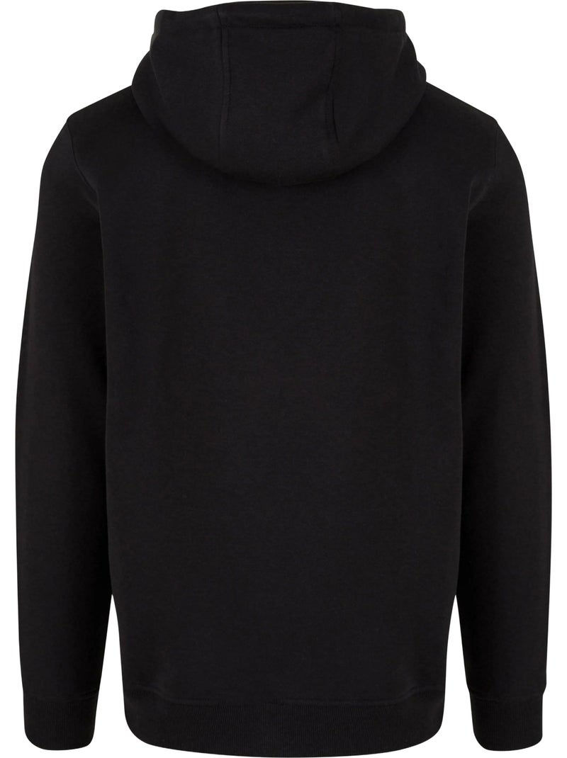 Sweat à capuche skelett patch - mister tee Noir - Kiabi