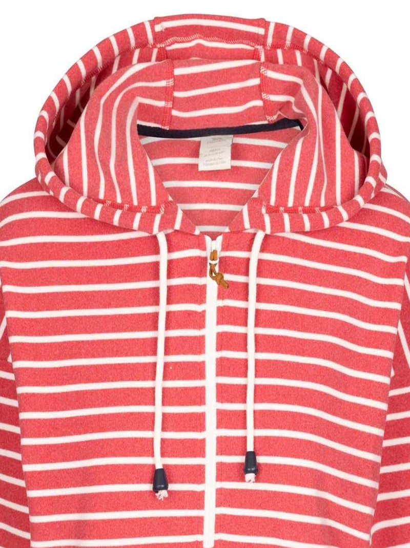 Sweat à capuche softly - trespass Rouge - Kiabi