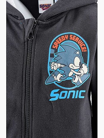 Sweat à Capuche Sonic | Licence Officielle