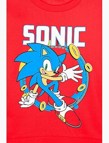 Sweat à Capuche Sonic | Licence Officielle