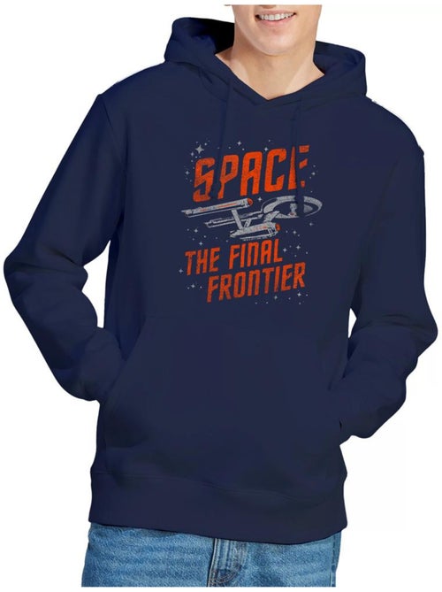 Sweat à capuche space travel - star trek - Kiabi