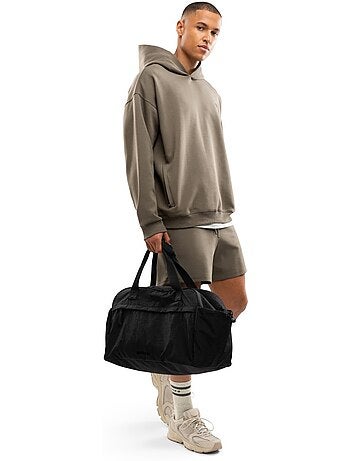 Sweat à capuche sport homme fitness homme motion green