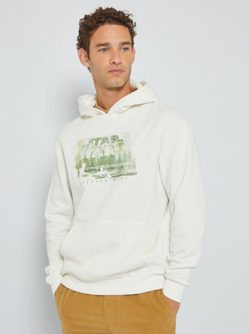 Sweat à capuche 'Star Wars' Blanc - Kiabi