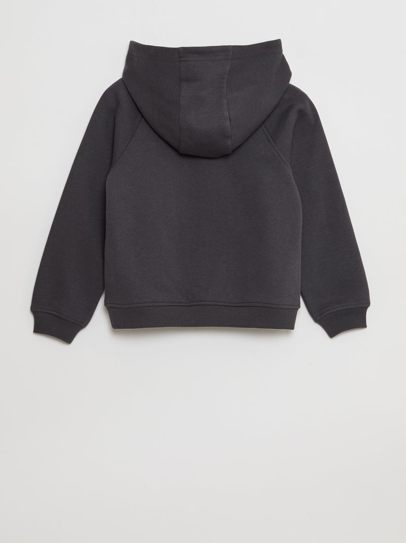Sweat à capuche 'Stitch' - collection facile à enfiler Noir - Kiabi