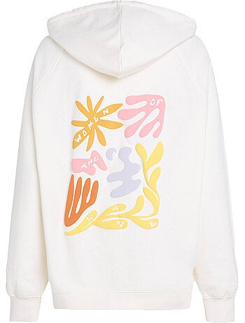 Sweat à capuche style imprimé au dos women of the wave - o´neill