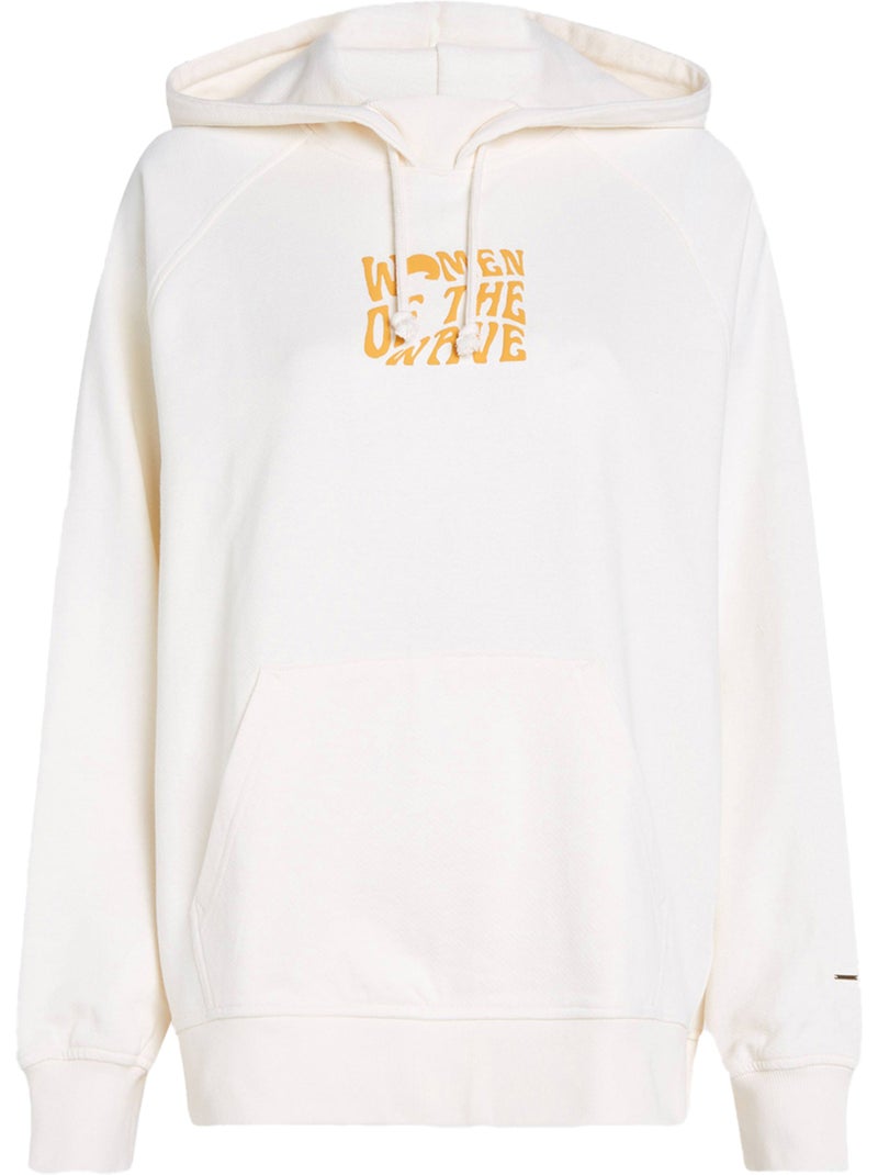 Sweat à capuche style imprimé au dos women of the wave - o´neill Blanc - Kiabi