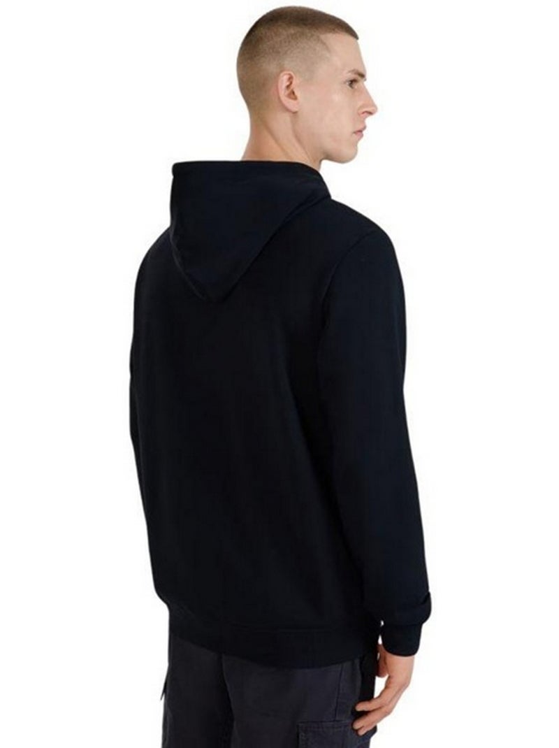 Sweat à capuche style logo m1585 - 4f Noir - Kiabi