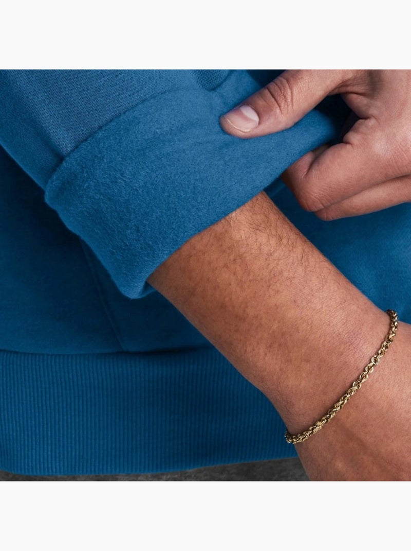 Sweat à capuche style logo rival - sous armure Bleu foncé - Kiabi