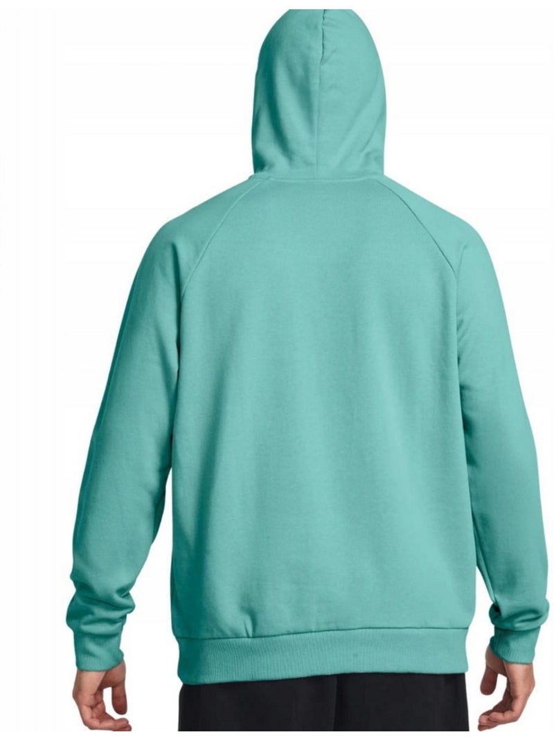 Sweat à capuche style logo rival - sous armure Bleu - Kiabi