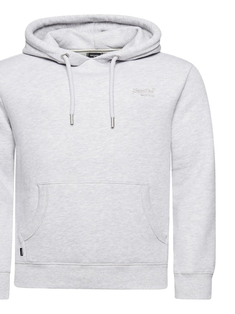 Sweat à Capuche Superdry Vintage Logo Emb Gris - Kiabi