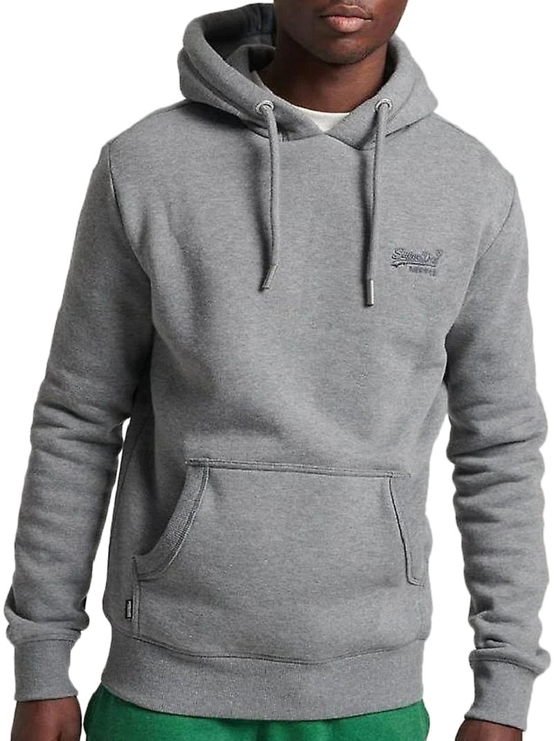 Sweat à Capuche Superdry Vintage Logo M2011951 Gris - Kiabi