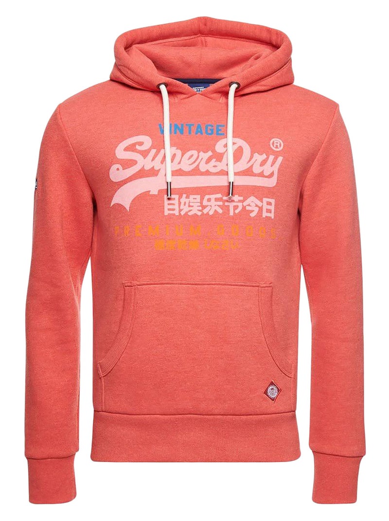 Sweat à Capuche SuperDry VL Tri Rouge - Kiabi