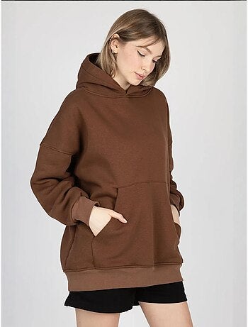 Sweat à capuche surdimensionné avec poche kangourou hiccup