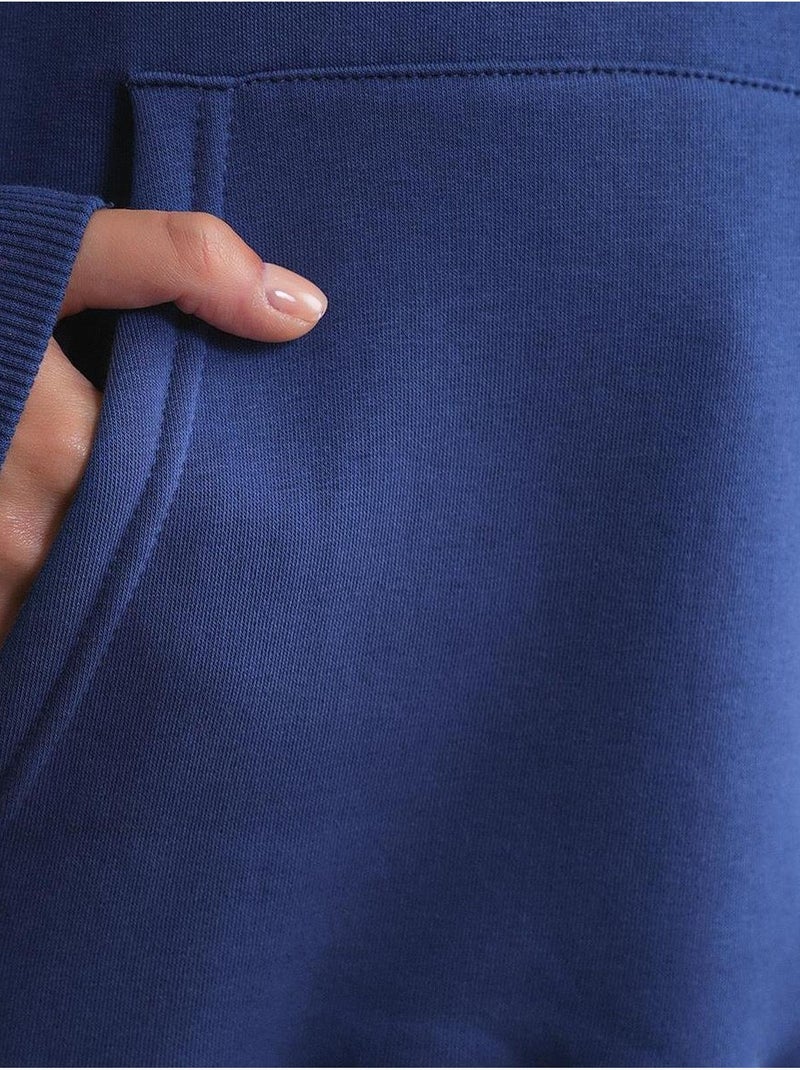 Sweat à capuche surdimensionné mixray Bleu marine - Kiabi