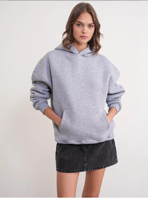 Sweat à capuche surdimensionné mixray - Kiabi Sweat à capuche surdimensionné mixray - Kiabi