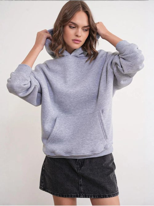 Sweat à capuche surdimensionné mixray - Kiabi Sweat à capuche surdimensionné mixray - Kiabi