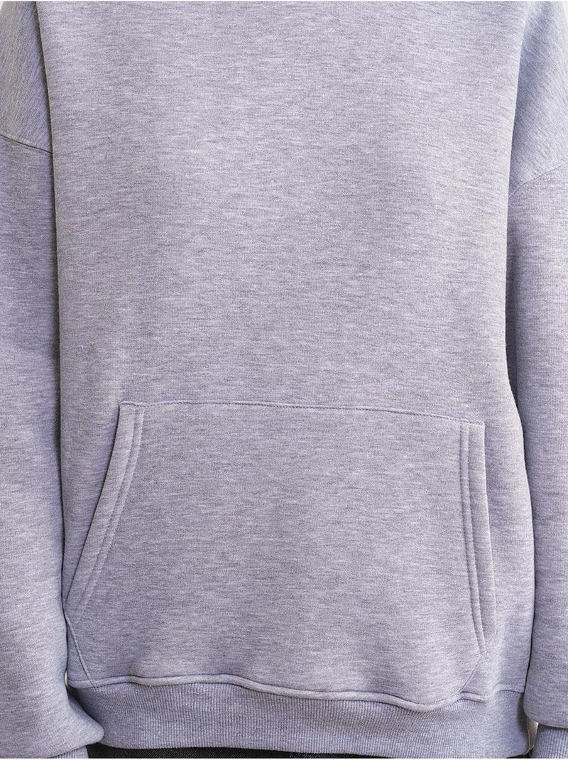 Sweat à capuche surdimensionné mixray Gris - Kiabi