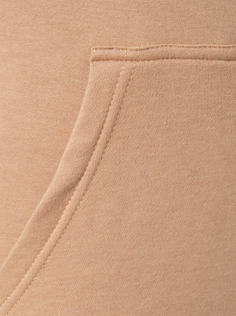 Sweat à capuche Taupe - Kiabi