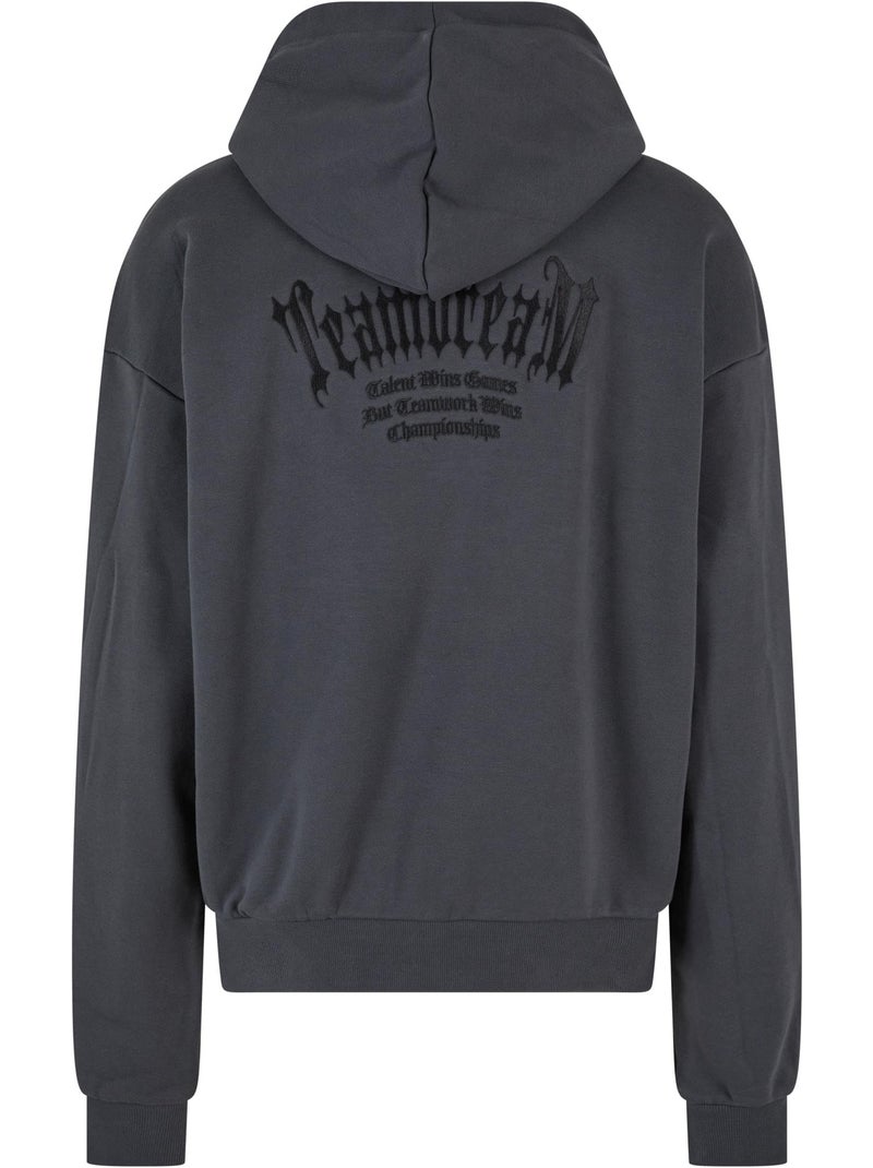 Sweat à capuche teamdream - mister tee Gris foncé - Kiabi