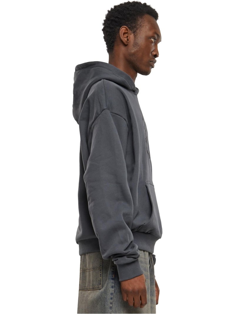 Sweat à capuche teamdream - mister tee Gris foncé - Kiabi