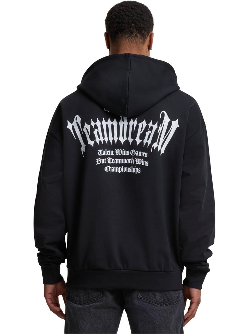 Sweat à capuche teamdream - mister tee Noir - Kiabi
