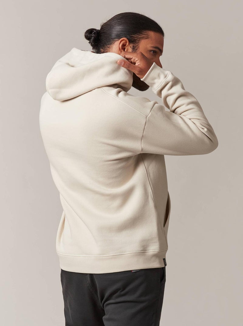 Sweat à capuche tête de mort 'Deeluxe' Beige - Kiabi