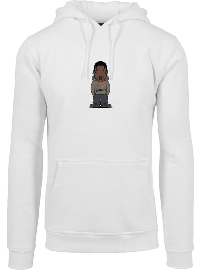 Sweat à capuche texas sketch - mister tee Blanc - Kiabi