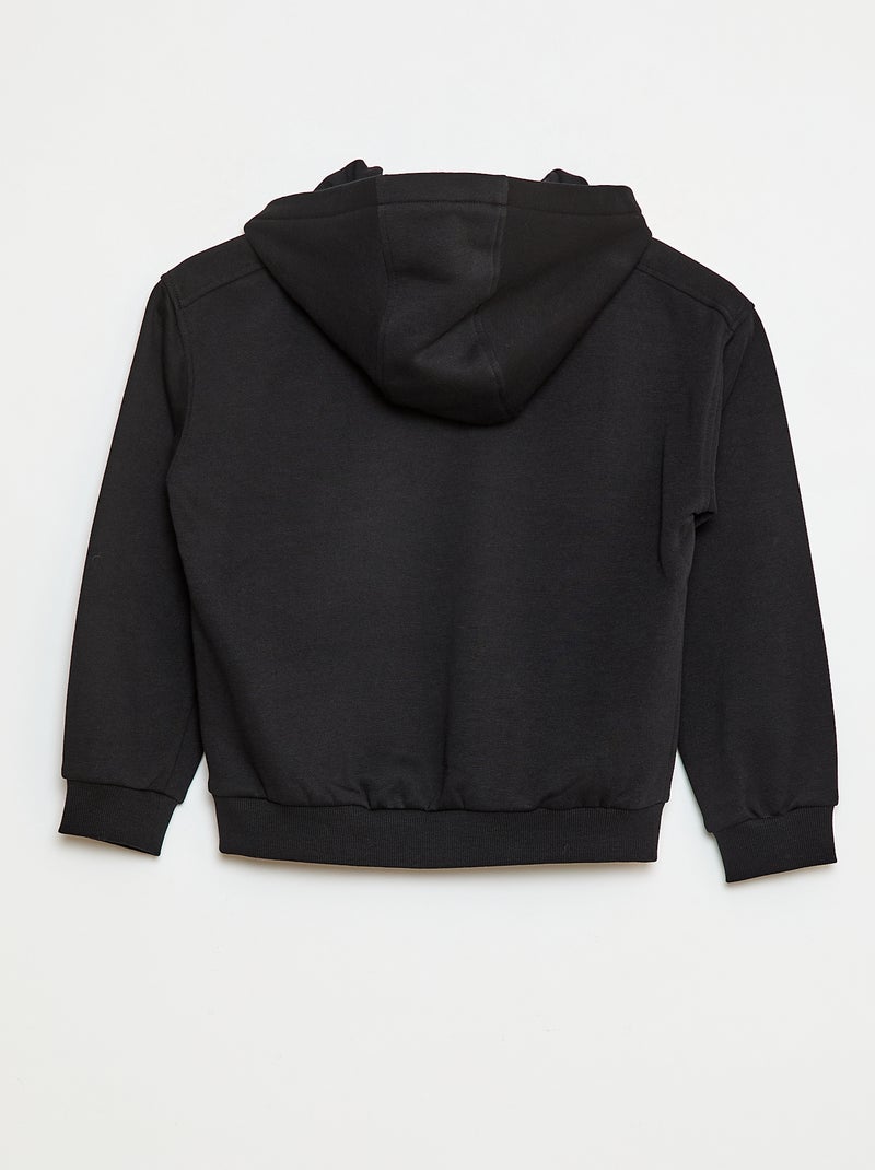 Sweat à capuche thématique 'Halloween' Noir - Kiabi