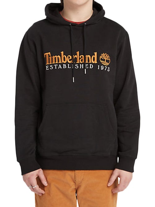Sweat à Capuche Timberland Logo Brush Back - Kiabi