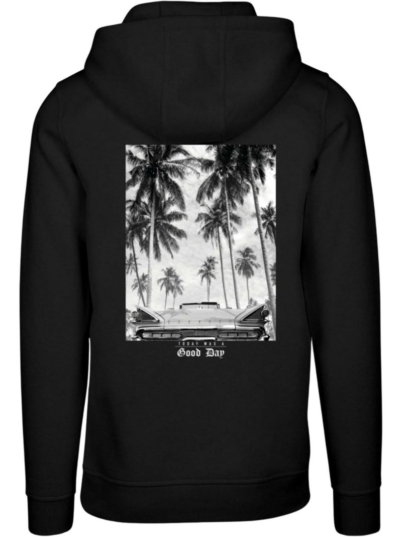Sweat à capuche today was a good day - mister tee Noir - Kiabi