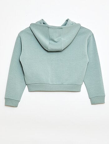 Sweat à capuche toucher doux