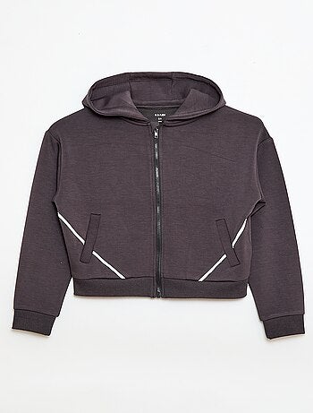 Sweat à capuche toucher doux