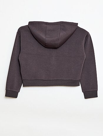 Sweat à capuche toucher doux