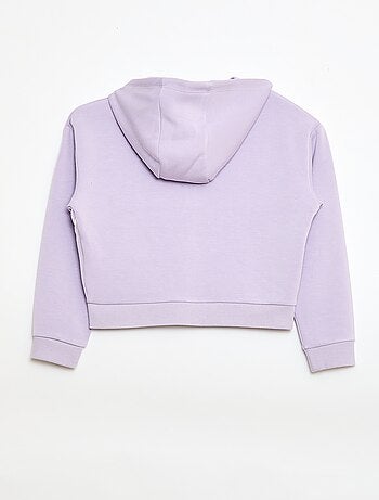 Sweat à capuche toucher doux