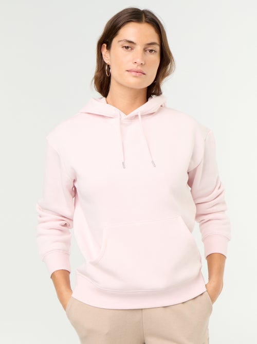 Sweat à capuche uni avec poche kangourou - Kiabi Sweat à capuche uni avec poche kangourou - Kiabi