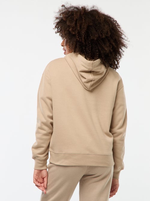 Sweat à capuche uni - Kiabi