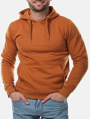 Sweat à capuche uni