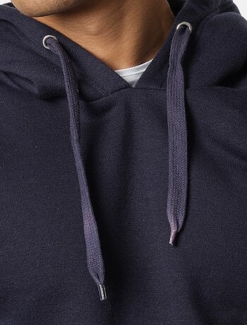 Sweat à capuche uni