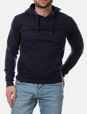 Sweat à capuche uni