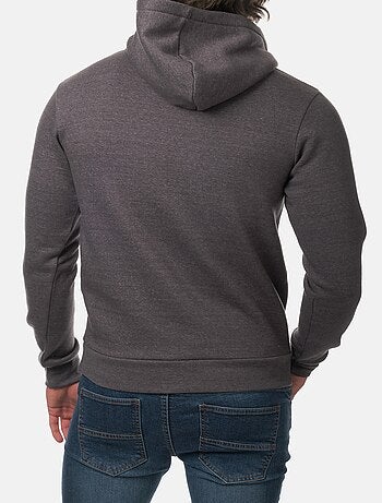 Sweat à capuche uni