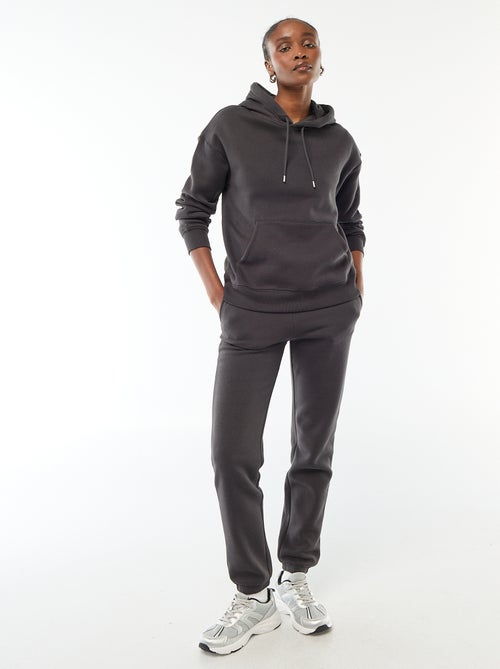 Sweat à capuche uni - Kiabi