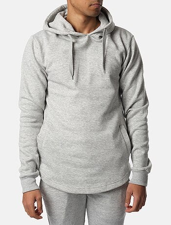 Sweat à capuche uni