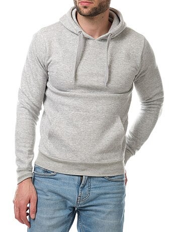 Sweat à capuche uni
