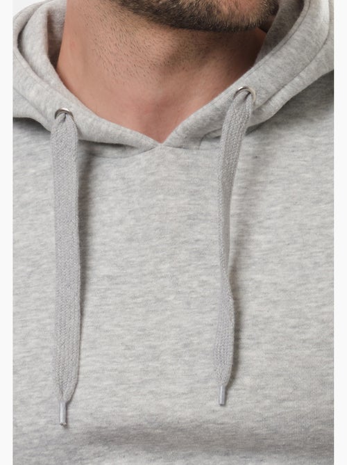 Sweat à capuche uni - Kiabi