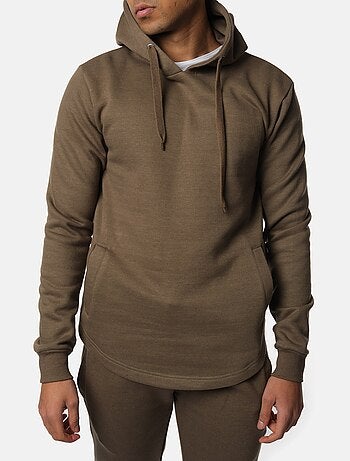 Sweat à capuche uni